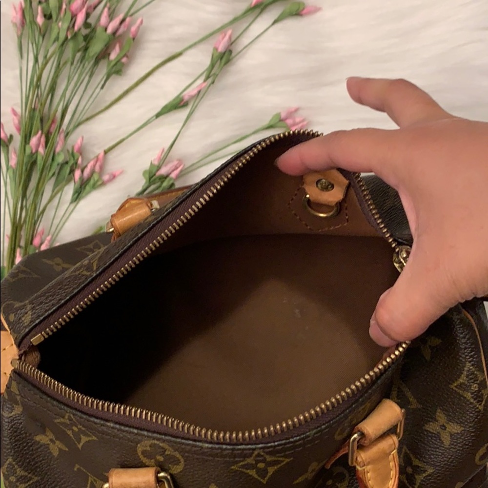 Louis Vuitton Monogram Mini Satchel in Brown and Tan Leather - Picture 13 of 16